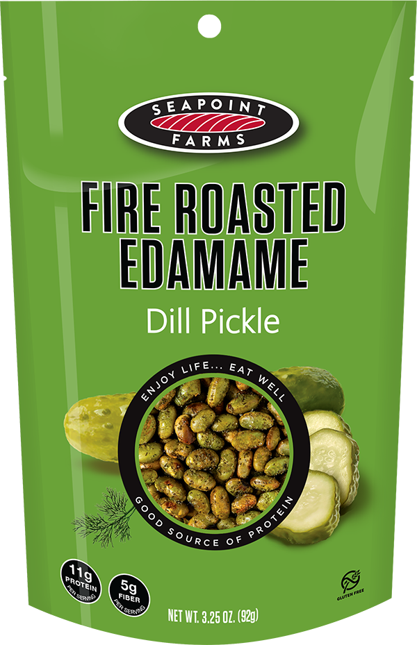 Fire Roasted Dill Pickle Edamame