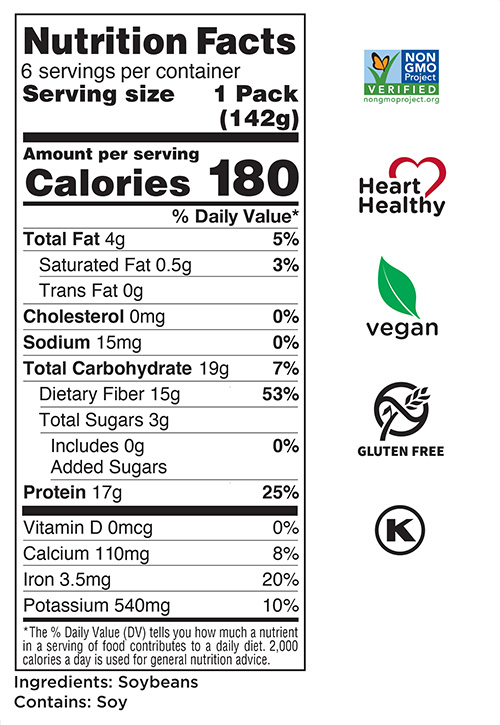 Shelled Soybeans Nutrition Facts